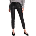 Womens Black Leather Skinny Jeans - Riders Republic UK