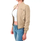 Womens Suede Bomber Jacket - Riders Republic UK