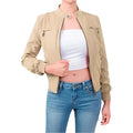 Womens Suede Bomber Jacket - Riders Republic UK