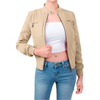 Womens Suede Bomber Jacket - Riders Republic UK