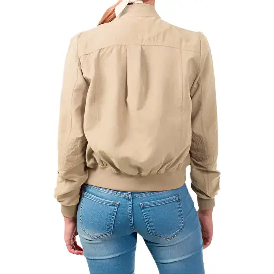 Womens Suede Bomber Jacket - Riders Republic UK