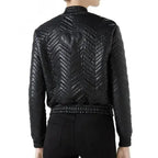 Womens Classic Leather Bomber Jacket - Riders Republic UK