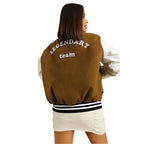 Womens Varsity Letterman Jacket - Riders Republic UK
