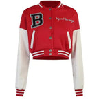 Womens Cropped Varsity Jacket - Riders Republic UK