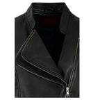 Womens Punk Motorcycle Leather Vest - Riders Republic UK