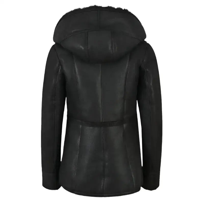 Womens Grey Shearling B3 Aviator Jacket - Riders Republic UK
