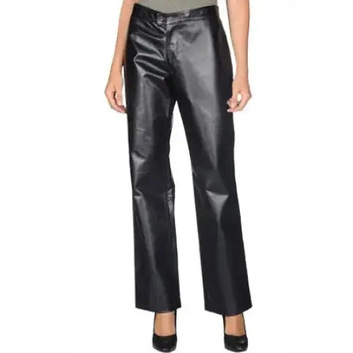 Lamb Leather High Rise Pants - Riders Republic UK