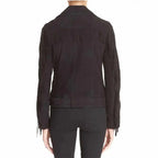 Womens Nebbuk Leather Biker Jacket - Riders Republic UK