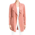 Pink Suede Leather Long Jacket for Women - Riders Republic UK