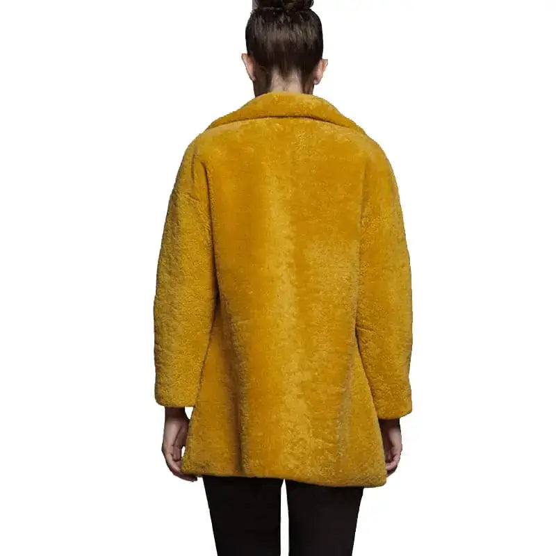 Womens Shearling Fur Coat - Riders Republic UK