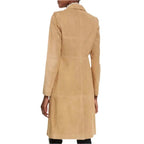 Womens Suede Mid Length Coat - Riders Republic UK