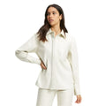 Womens White Leather Full Sleeve Shirt - Riders Republic UK